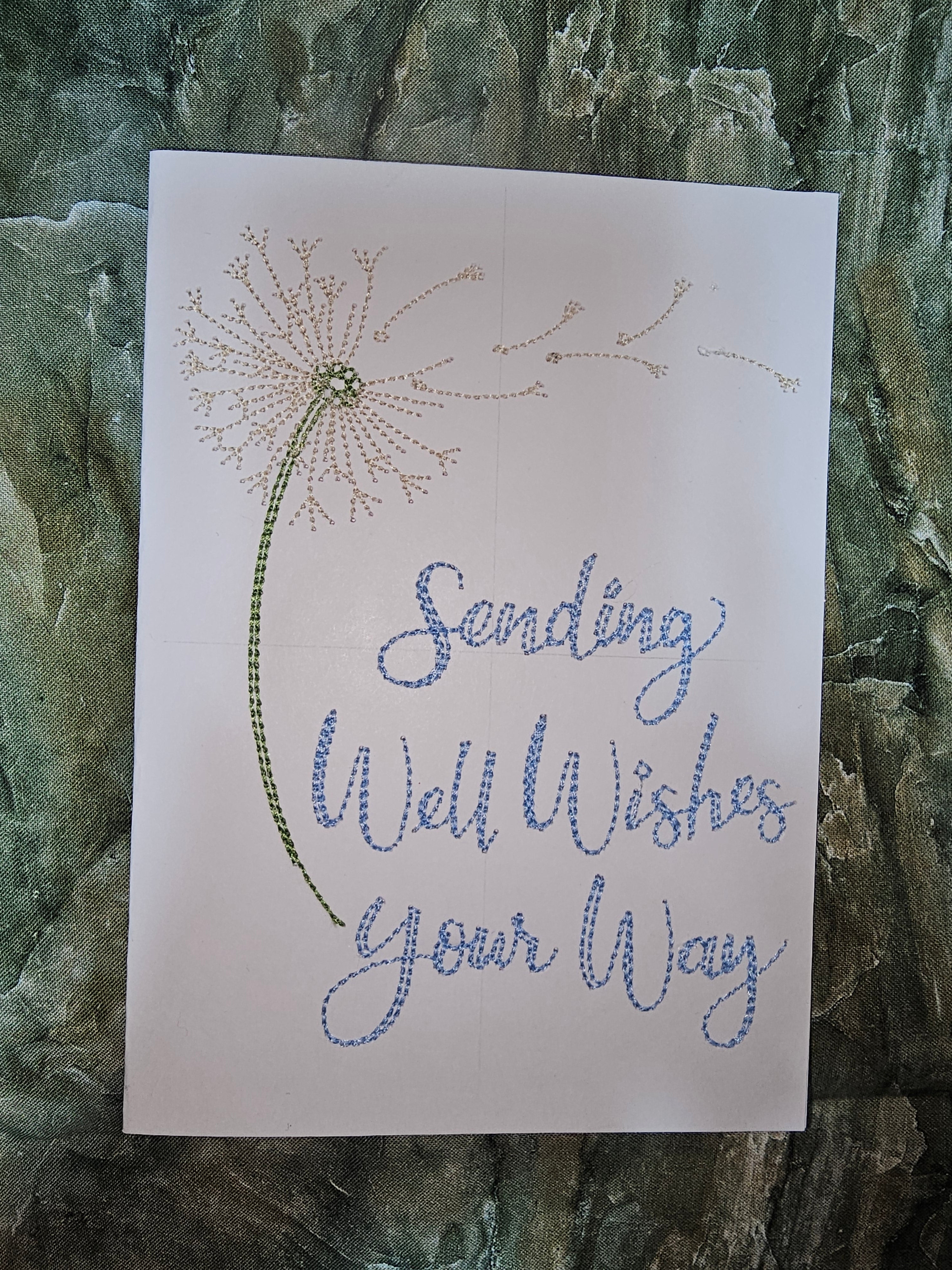 Sending Well Wishes Card
