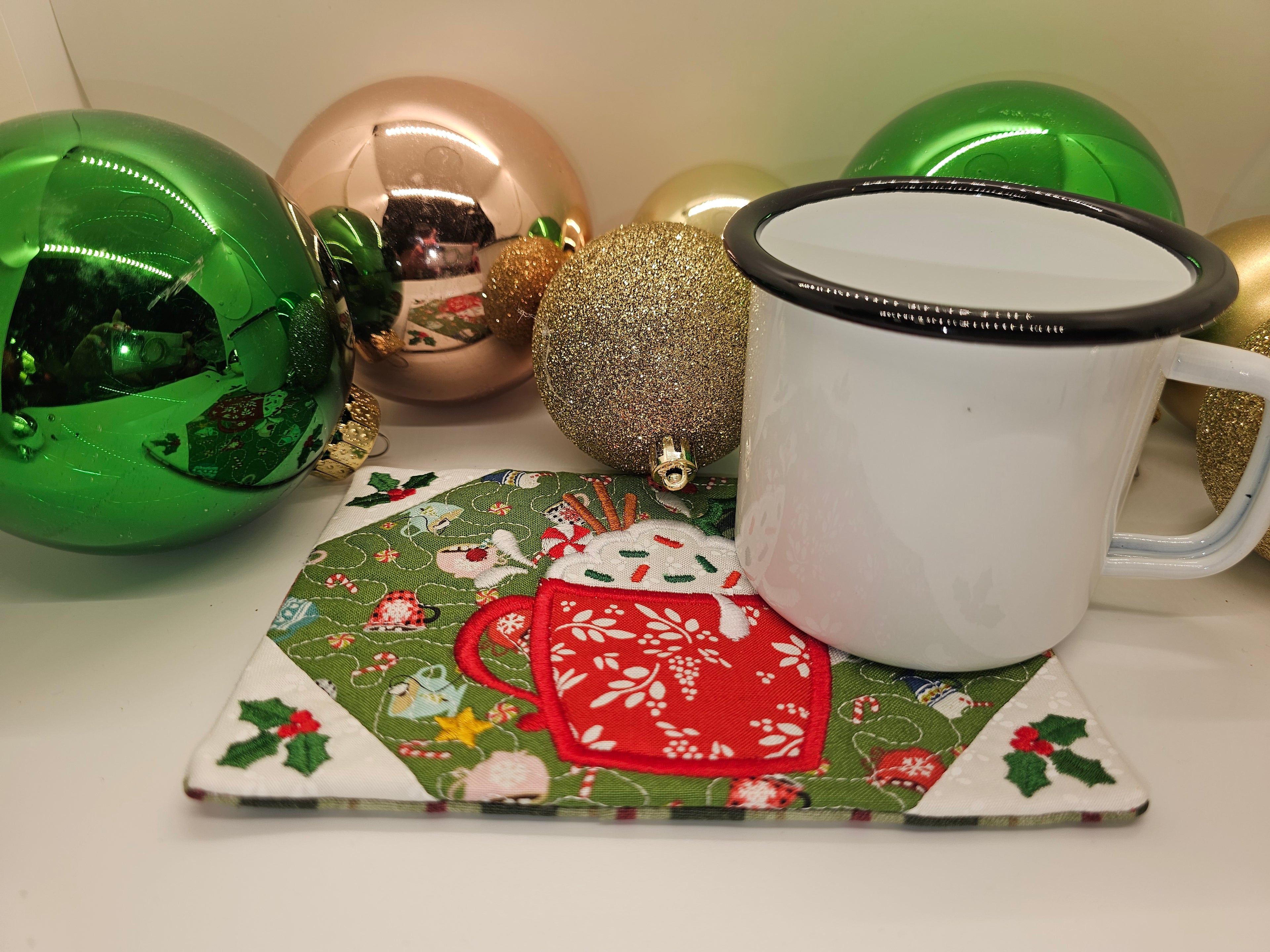 Cocoa Sprinkles Mug Rug